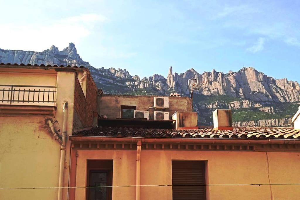 Monistrol de Montserrat Piso Con Desayuno Incluido Y Vistas A La Montana. 아파트 외부 사진